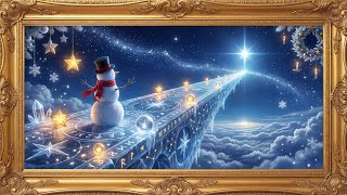 Bridge To Eternity  Snowmans Christmas Journey  4k Christmas Tv Art