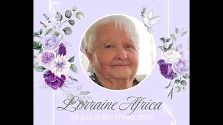 Memorial Service of Lorraine Africa - 25/02/2026