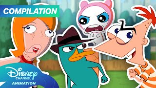 phineas ferb season 5 clips compilation 40 minutes atdisneychannelanimation