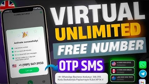 ✅ Get Free OTP For WhatsApp & Telegram Without Using USA Temp Number | Virtual OTP For Whatsapp