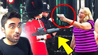 Karen messed with the Wrong Royal Guard.. (BIG MISTAKE) - Karens Try Not To Laugh Dank Memes