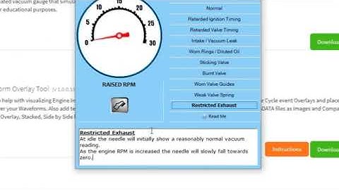 Vacuum Gauge Simulator and Map Table