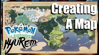I made a map (and story) for Pokémon Legends Kyurem (a hypothetical Pokémon game)