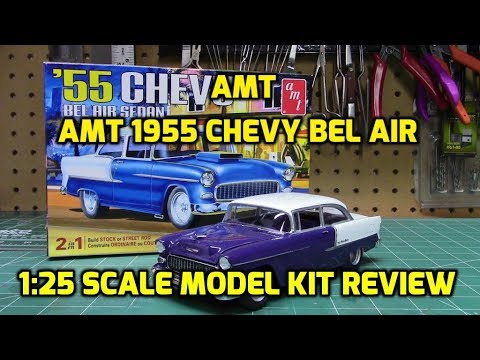 amt-1955-chevy-bel-air-sedan-1/25-scale-model-kit-build-review-amt1119