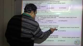 Analytical Reasoning Level 2 artificial language part 2
