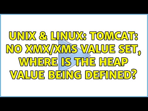 Video: Tomcat-da XMS va XMX nima?