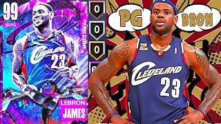 END GAME LEBRON JAMES GAMEPLAY! THIS PG LEBRON TRULY PLAYS LIKE LEGOAT IN NBA 2K23 MyTEAM!