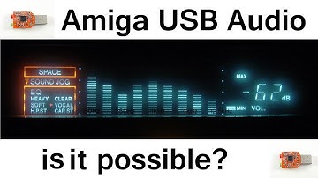 16bit 44Khz in Amiga with cheap PC USB Audio Dongle
