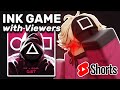 Playing Ink Game with VIEWERS (Roblox) SHORTS #squidgame #roblox #inkgame