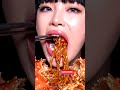 Wait For That CRUNCH 🤯🦀🔥 King Crab &amp; Spicy Noodles ASMR #asmr #mukbang # #oddlysatisfying