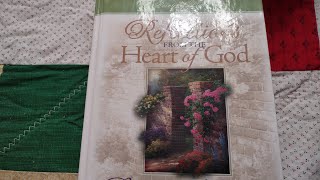 Thomas Kinkade Reflections From God Devotional Bible with heart reflections / Ebay