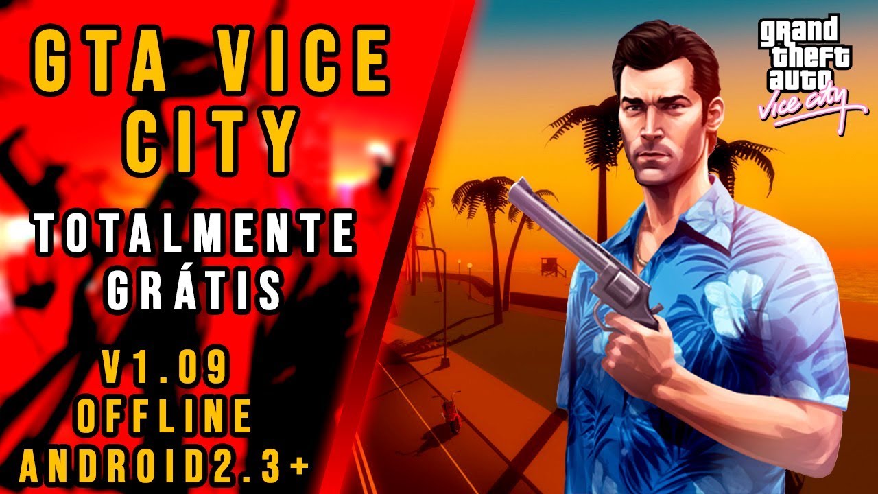 Como baixar GTA Vice City sem PAGAR NADA + V1.09 + (APK+OBB) - YouTube
