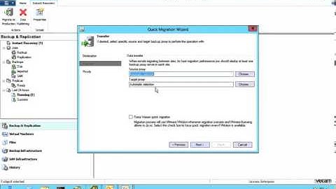 Veeam Backup  Replication 65   Quick Migration