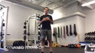 Performance Prep 2 of 3: Dynamic Warm up