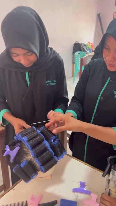 Belajar Pratata Rambut Menggunakan Roll Set