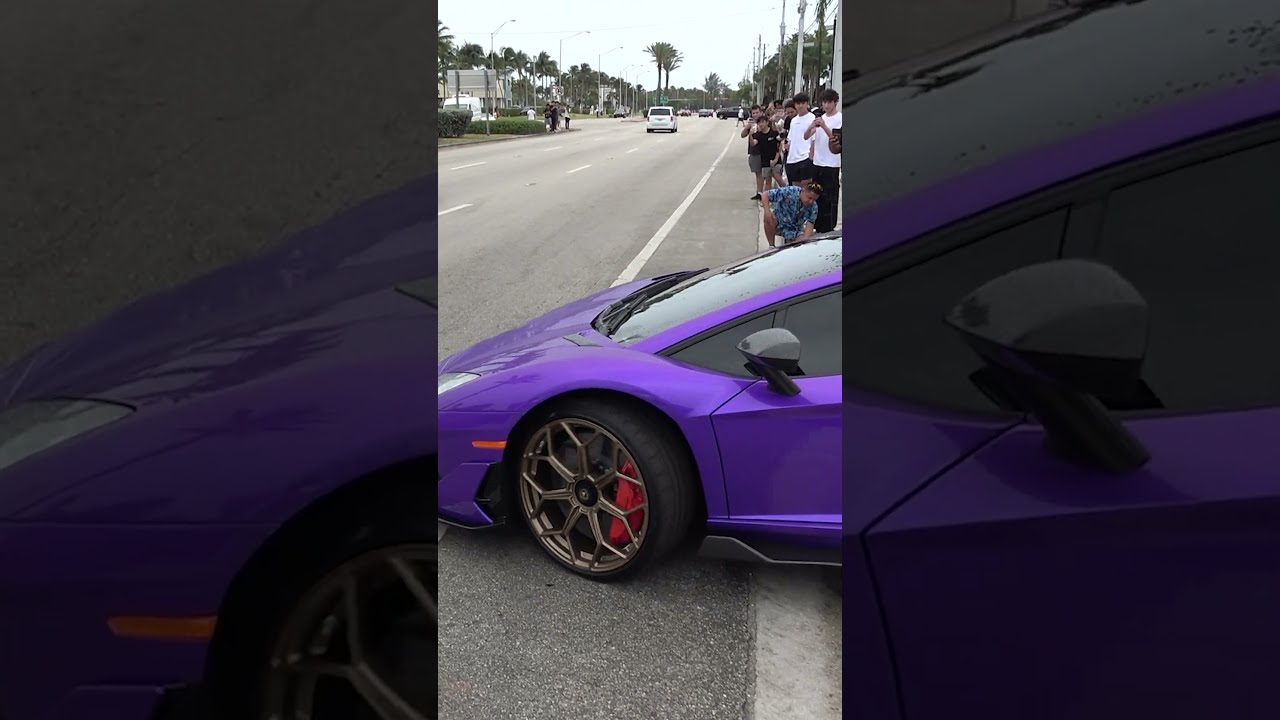 Lamborghini Aventador SVJ Acceleration