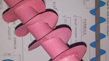 Screw Conveyor Blade Sheet Metal Helical Calculation