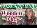 Grab wood items from the dollar tree and get ready to diy craft project ideas for spring 2023