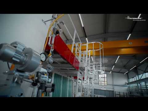 Hinterkopf Productionline for cylindrical hollow bodies