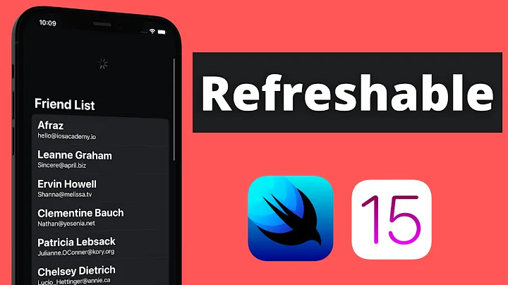SwiftUI 3: Refreshable Modifier | iOS 15 (2021, Xcode 13, Swift) - iOS Development for Beginners