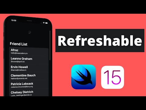 SwiftUI 3: Refreshable Modifier | iOS 15 (2021, Xcode 13, Swift) - iOS Development for Beginners