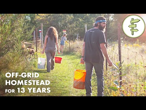 Self-Reliant Family Living Off-Grid on a Thriving Homestead for 13 Years