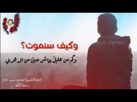 الموت حقيقة الشيخ محمد سيد حاج رحمه الله