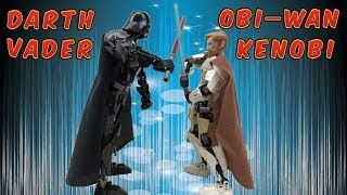 Star Wars Darth Vader vs Obi-Wan Kenobi - fight in STOP MOTION