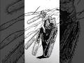 Speed drawing StickMan Chainsawman #shorts #anime #drawing #chainsawman #fyp