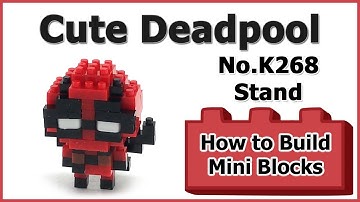 How to Build Mini Blocks Deadpool K268 Stand Review Instructions Specifications