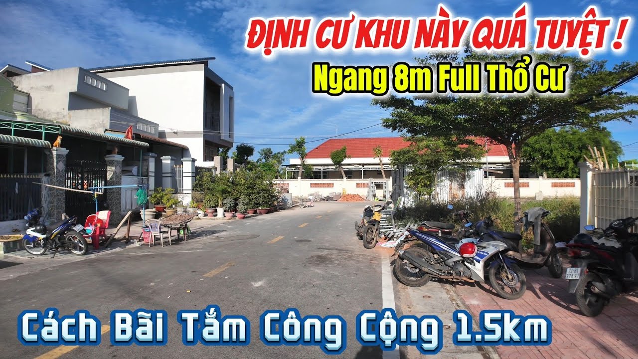 Định Cư Khu Này Quá Tuyệt ! Gần Bãi Tắm Công Cộng Lộc An BRVT Khu Dân Cư Đông