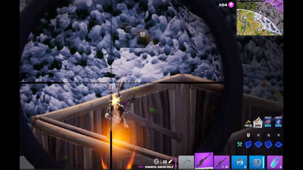 Fortnite sniper haaste, 10 tilaajan spesiaali video!