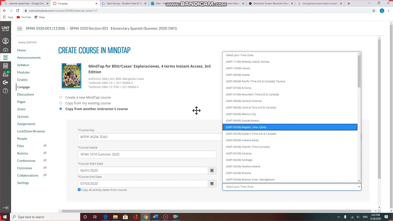 How to Link MindTap with Canvas - YouTube