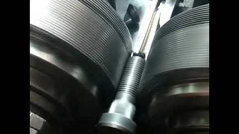 threading hex bolt production #machine #short