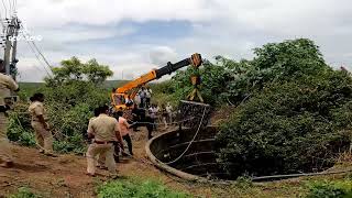 Leopard rescued from a 60 feet deep well | Nashik forest department | Eco Echo Foundation | Nashik