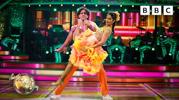 Balvinder&Julian Salsa to Rhythm Is Gonna Get You/Get On Your Feet by Gloria Estefan✨BBC Strictly 25