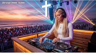 Christian Techno Beach Festival 2026| HEAVEN LIGHTS | Uplifting EDM Worship Mix | ChristianTechno 4K