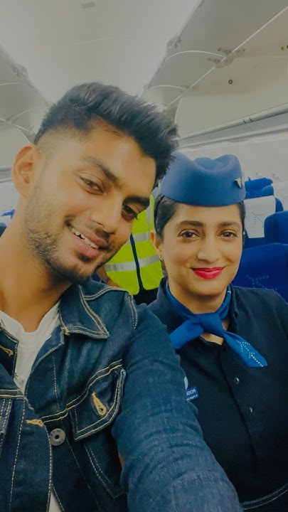  Taking selfie challenge with Air Hostess 💚 #coimbatoremapla - YouTube