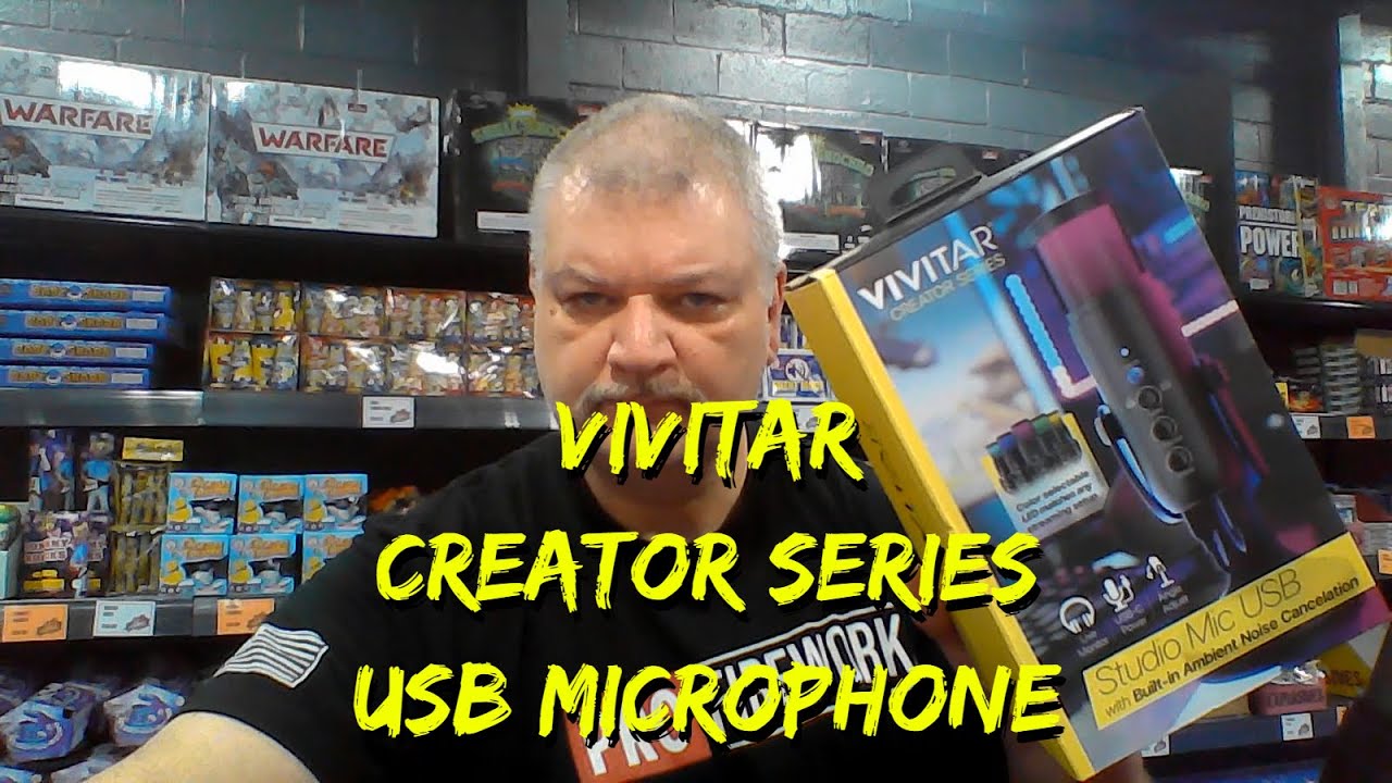 VIVITAR Creator Series USB Microphone YouTube
