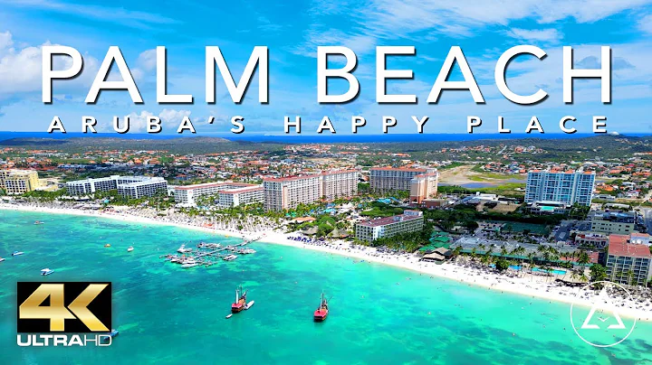 PALM BEACH - ARUBA IN 4K DRONE FOOTAGE (ULTRA HD) - Caribbean Beach Paradise Landscapes UHD