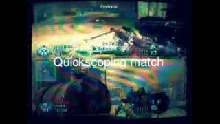 MW2 Quickscoping match split screen