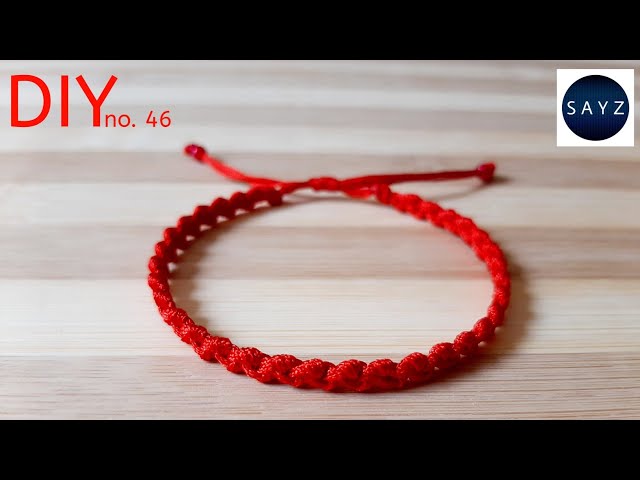 💖 Diy 7 Knots Lucky Red Bracelet, How to make Red String Kabbalah  Protection Bracelet