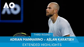 Adrian Mannarino v Aslan Karatsev Extended Highlights (3R) | Australian Open 2022