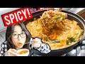 Spicy korean tofu soup village in gangneung ft heyitsfeiii