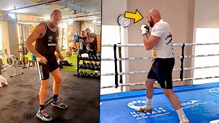 Tyson Fury training for Oleksandr Usyk. TRAINING CAMP PART 1 | HIGHLIGHTS HD BOXING (2024)