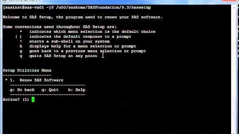 SAS Visual Analytics 6.1. License Renew. Step_1