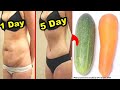 How to Lose Belly Fat with Cucumber Carrot in Just 5 Days No Strict Diet No Workout Weight Loss Tips