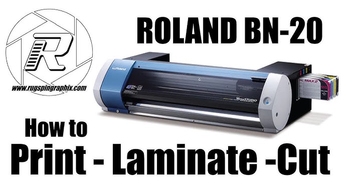 Roland VersaStudio BN-20 Desktop Printer/Cutter - YouTube