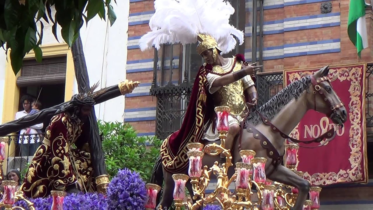 HD Cristo Tres Caídas (Triana) 2014 llegando a la ESTRELLA - el embrujo de triana