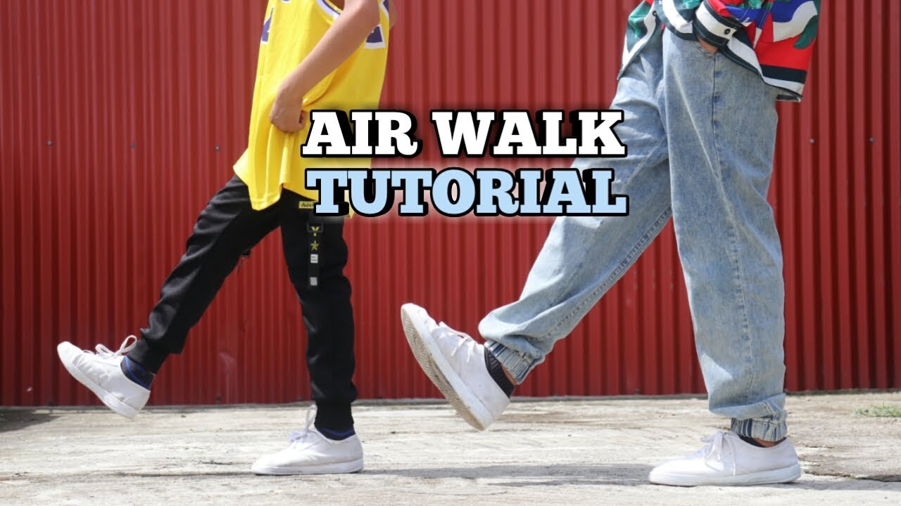 How To Air Walk Hip Hop Dance Moves (Footwork Tutorial) Step by